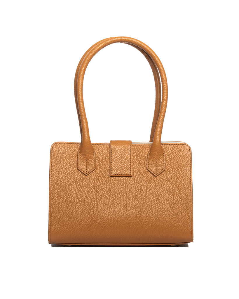 KS Leather Handbag - Saddle Brown