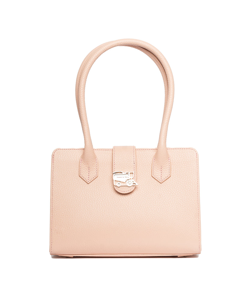 KS Leather Handbag Pink