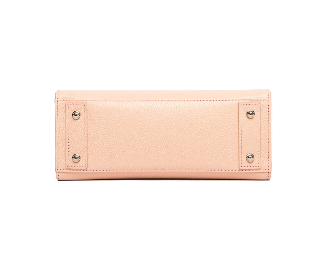 KS Leather Handbag Pink