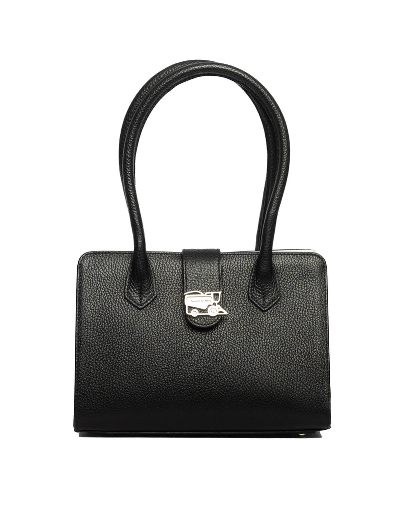 KS Leather Handbag - Black